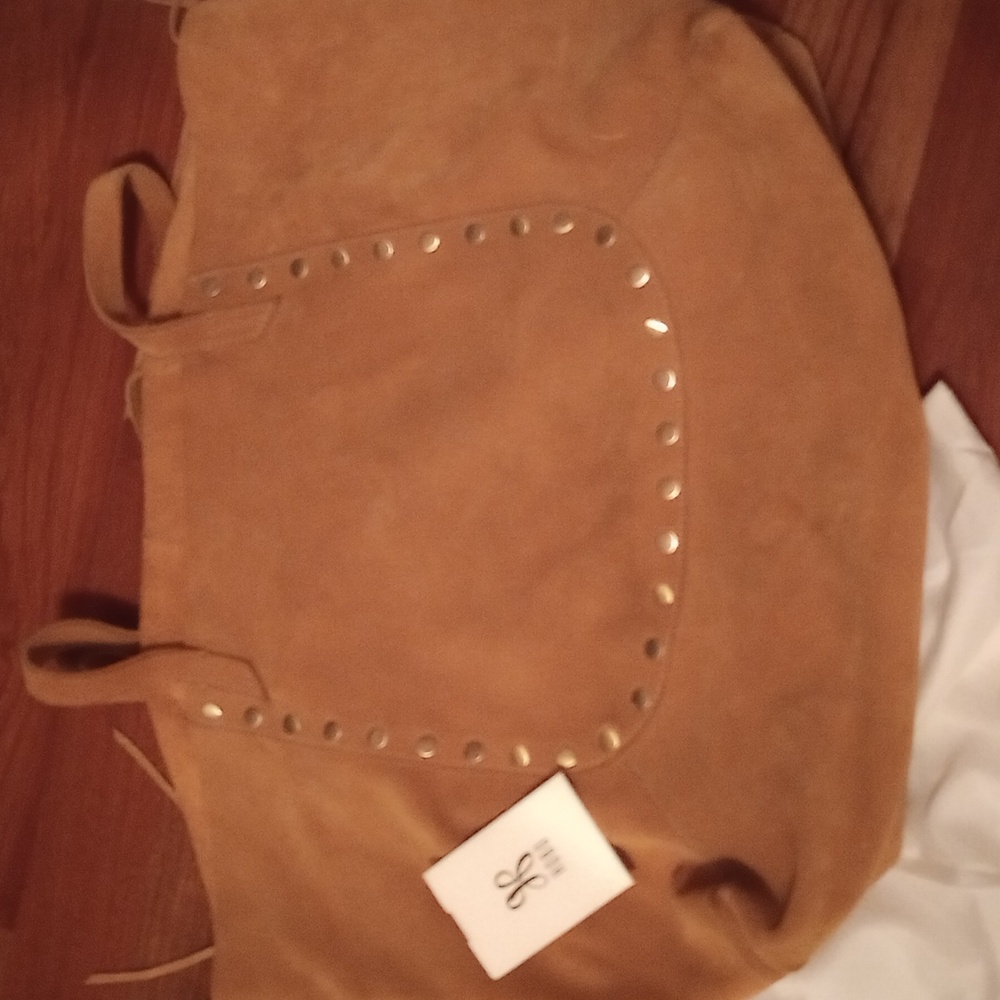 Suede Hobo Handbag